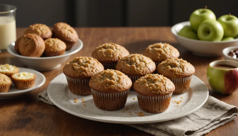 muffin compote de pomme healthy