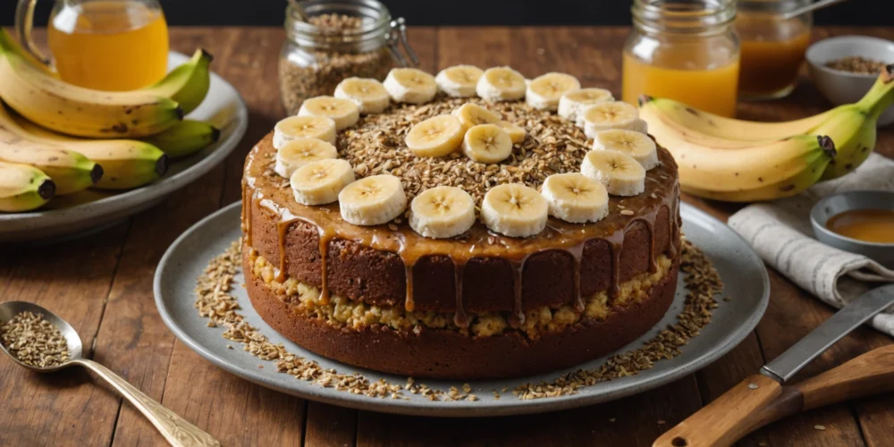 bowl cake banane healthy